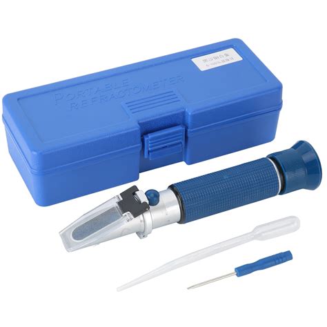 refractometer salinity high accuracy|hand held salinity refractometer.